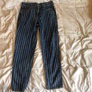Striped American Eagle jeans